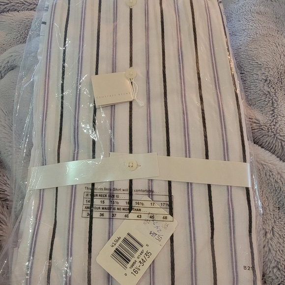 NWT Geoffrey Beene Men's dress shirt - Picture 3 of 3